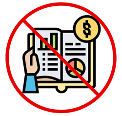 金融教育が行われない様子を表したイラスト