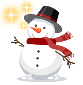 雪だるまのイラスト