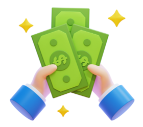 給料による収入を表したイラスト